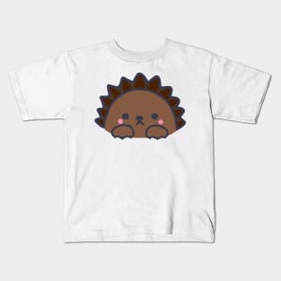 cute kawaii hedgehog Kids T-Shirt